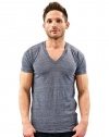 Alternative Men's Boss V-Neck Tee, Eco True Navy, X-Large