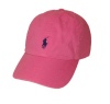 Polo Ralph Lauren Pony Logo Hat Cap Pink with Navy pony