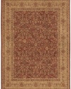 Shaw Living Beaufort Rug, 5-Feet 5-Inch by 8-Feet, Red