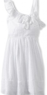 Bloome Girls 7-16 Plus Size Woven Sundress, White, 12.5