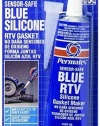 Permatex 80022 Sensor-Safe Blue RTV Silicone Gasket Maker, 3 oz. Tube