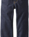 LRG - Kids Boys 2-7 Little Core Straight Fit Jean, Dark Blue Rinse, 5