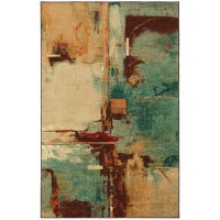 Select Strata Aqua Fusion Rug Rug Size: 5' x 8'