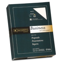 Southworth 25% Cotton Business Paper, 8.5x 11 inches, 24 lb, White, 500 Sheets per Box (404C)