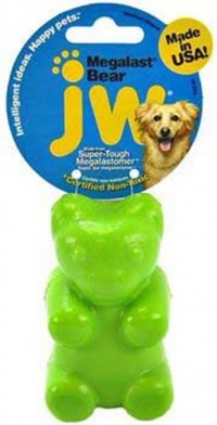 JW Pet Company Megalast Gummi Bear Dog Toy, Medium, Colors Vary