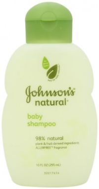 Johnson's Baby Natural Shampoo, 10 Ounce (Pack of 2)