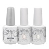 Gelish French Manicure Kit Soak Off Nail Polish Gel Top Coat Color Set Pedicure