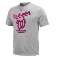 MLB Mens Washington Nationals Opening Series Short Sleeve Basic Tee By Majestic