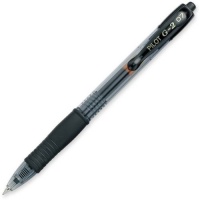 Pilot G2 Retractable Premium Gel Ink Roller Ball Pens, Fine Point, Black Ink, Dozen Box (31020)