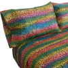 Street Revival Rainbow Leopard Twin Sheet Set, Multi