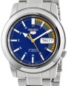 Seiko Men's SNKK27 Seiko 5 Automatic Blue Dial Stainless-Steel Bracelet Watch