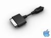 Callpod Direct Connect Adapter for iPhone, iPod, and iPad-Data Cable - Retail Packaging - Black