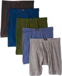 Hanes Men's Classics 5 Pack Comfort Soft Waistband Boxer Brief Assorted Colors