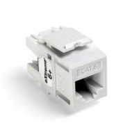 Leviton 61110-RW6 eXtreme 6+ QuickPort Connector, CAT 6, White