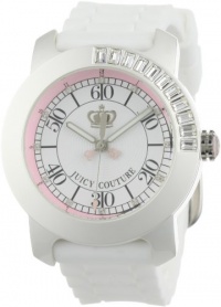 Juicy Couture Women's 1900751 BFF White Jelly Strap Watch