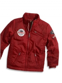 GUESS Little Boy Moto Jacket, RED (5/6)