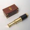 6 Handheld Brass Telescope with Wooden Box - Pirate Navigation