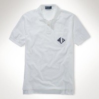 Polo Ralph Lauren Classic-Fit Classic-Fit Monogram Polo, White, X-Large