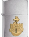 Zippo Navy Anchor Emblem Pocket Lighter