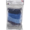 Embellishment Village Angelina Straight Cut Fibers, Stormy Sky, 6-Pack