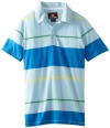 Quiksilver Boys 8-20 Black Coffee Polo, Smith Blue, Medium