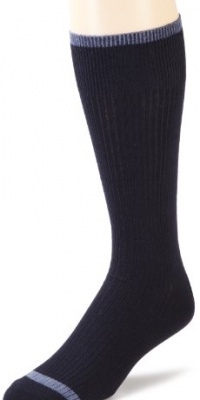 Nautica Mens 3 Pack Tipped Rib Socks