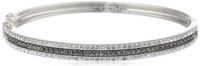 Judith Jack Classics Sterling Silver, Marcasite Oval Bangle Bracelet, 2.7