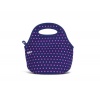 BUILT Neoprene Gourmet Getaway Mini Lunch Tote, Mini Dot, Navy