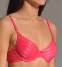 Maidenform Women's One Fab Fit Color Burst Bra, Poppy Pink, 34B