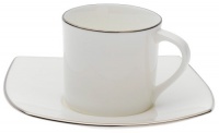 Mikasa Couture Platinum Espress0 Cup & Saucer