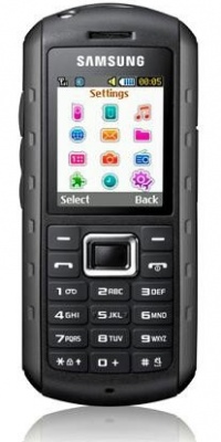 Samsung B2100 Unlocked Quad-Band Phone, Extreme Anti-Shock, Waterproof, Built-in Flashlight, Bluetooth-International Version-Black