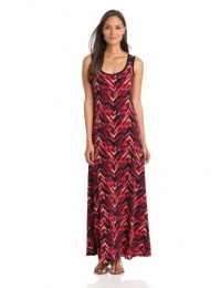 Calvin Klein Women's Blocked Print Maxi Dress