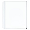 Cardinal Zippered Binder Pockets, 8.5 x 11 Inches, Clear, 3 per Pack (14201)