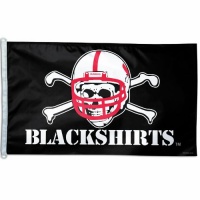 NCAA Nebraska Cornhuskers Blackshirts 3-by-5 foot Flag