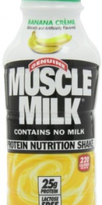 CytoSport Muscle Milk Ready-to-Drink Shake, Banana Creme,  12 - 14 Ounce  Containers