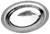 Wilton Armetale Flutes and Pearls Tray, Oval, 12-Inch by 14-1/2-Inch