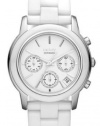 DKNY Chronograph White Ceramic Ladies Watch NY831