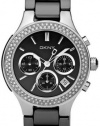 DKNY Ceramic Glitz Chronograph Black Dial Women's watch #NY4983