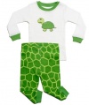 Leveret Turtle 2 Piece Pajama 100% Cotton (Size 6M-5T)