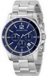 Michael Kors Men's MK8123 Silver and Blue Madison Watch