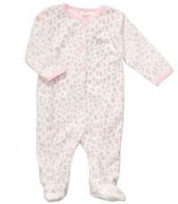 Carter's Girls Newborn-9 Months Kitty Microfleece Sleep N Play