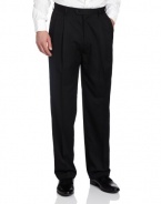 Haggar Men's Solid Pleat Front Suit Separate Pant