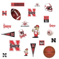 RoomMates RMK1101SCS University of Nebraska Peel & Stick Wall Decals