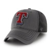 MLB Texas Rangers Men's Saluki Stretch Cap, One-Size, Dark Charcoal