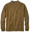 Woolrich Men's Rothrock Washable Wool Crewneck Sweater, WOOD MARL (Brown), Size L