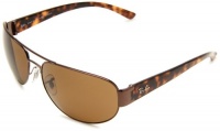 Ray-Ban RB3448 Sunglasses 63 mm, Polarized, Brown/Polarized Brown