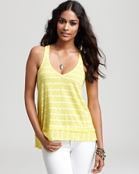 A lemony-hued Splendid tank is a must-have for everyday summer-cool.