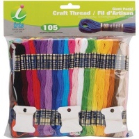 Iris Craft Thread Giant Pack, Multicolor, 105-Pack