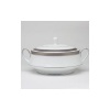 Noritake Crestwood Platinum Covered Vegetable Bowl