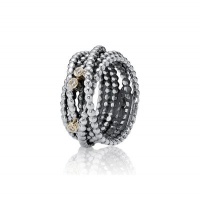 925 Sterling Silver Pandora Inspired Match Kerry's with Clear CZ Ring Size 8